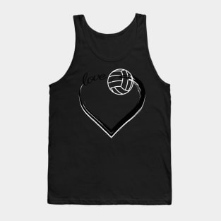 Cute Volleyball Gifts, Love Volleyball Tank Top